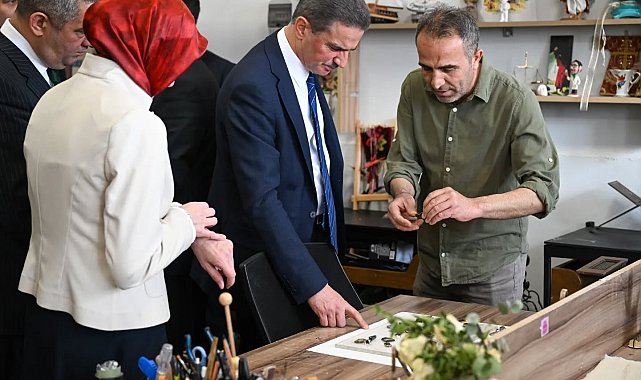 Erzurum'da "Sanatın diliyle değerlerimiz" sergisi açıldı