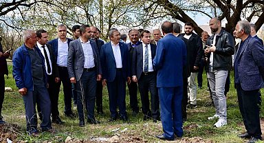 Esenbey'de 45 mahalleye hizmet verecek sağlık ocağında ilk kazma vuruldu