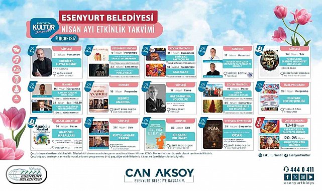 Esenyurt'ta bahar kültür ve sanatla karşılanıyor