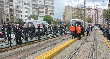 Eskişehir'de tramvayın çarptığı yaşlı kadın yaralandı
