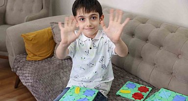 Evde eğitim gören özel çocuklara 23 Nisan sürprizi