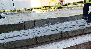 Eyüpsultan'da doğalgaz çalışmasında havan topu mermisi olduğu değerlendirilen mühimmat bulundu