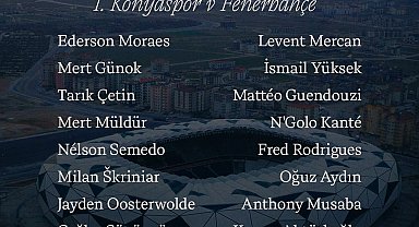 Fenerbahçe'nin Konyaspor maçı kamp kadrosu belli oldu