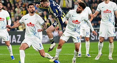 Fenerbahçe'nin Rizespor'a karşı 13 maçlık serisi sona erdi
