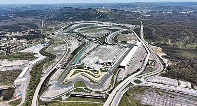 Formula 1 için geri sayım başladı: İstanbul Park havadan görüntülendi