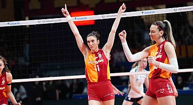 Galatasaray, futbol ve basketboldan sonra voleybolda da Avrupa'da kupa kazandı