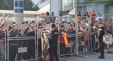 Galatasaray kafilesi İzmir'de