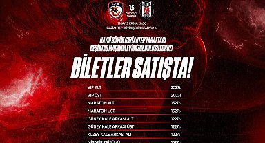 Gaziantep FK - Beşiktaş maçı biletleri satışa çıktı