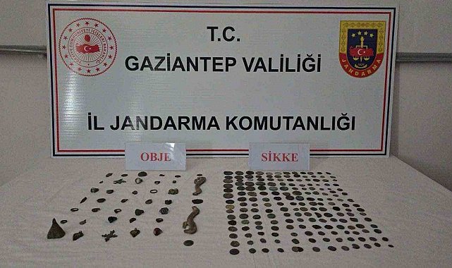 Gaziantep'te 191 adet sikke ele geçirildi: 1 gözaltı