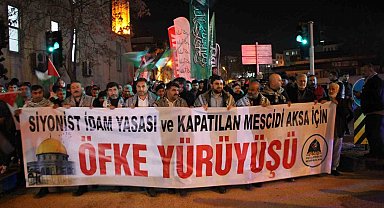 Gaziantep'te Filistin'e destek yürüyüşü düzenlendi