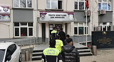 Gaziantep'te konvoy yapan 3 sürücüye 272 bin TL ceza