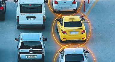 Gaziantep'te trafikte 'kaynak' yapan 498 araca ceza