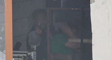 Gaziantep'teki rehine olayı adım adım dron kamerasında