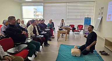 Gazipaşa Devlet hastanesinde personele temel yaşam desteği eğitimi
