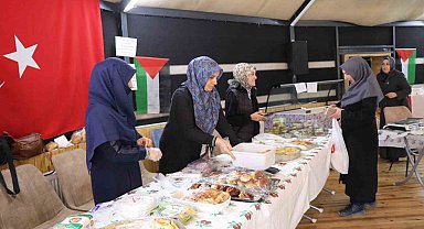 Gazze'ye umut için Oltu'da hayır çarşısı