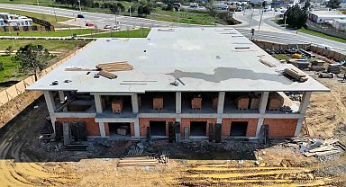 Gebze'de yeni itfaiye binasında çalışmalar yüzde 60'a ulaştı