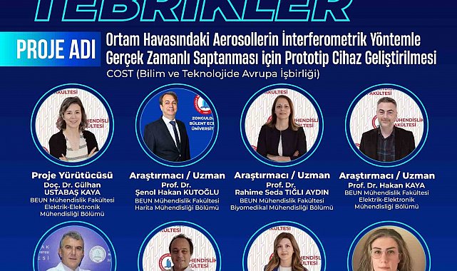 Geleceğin Hava Ölçüm Teknolojisi Projesine TÜBİTAK'tan Destek