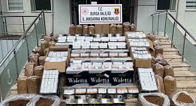 Gemlik'te kaçak sigara operasyonu: 2 kişi tutuklandı