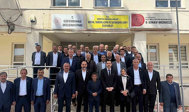 Gercüş'te muhtarlar Kaymakam Uzun ile bir araya geldi