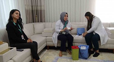 Gercüş'te sağlık ekiplerinden köy köy "aşı" seferberliği