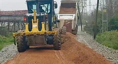 Gerze grup yolları modernize ediliyor