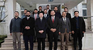 Gökçeada Kaymakamı müftülük personeliyle bir araya geldi