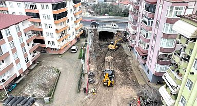 Gölcük Ulaşlı'da inşa edilen alt geçit projesiyle ulaşım kesintisiz hale gelecek