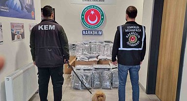Gümrükler Muhafaza ekipleri piyasa değeri 378 milyon olan 420 kilo uyuşturucu madde yakaladı