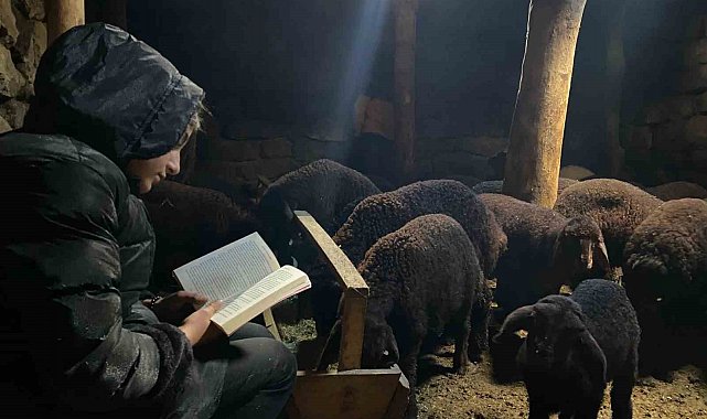 Gündüz hayvan bakıyor gece hayalleri için çalışıyor