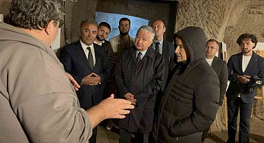 Güzelyurt'tun yeraltı şehrinde "Gizli hazine" sergisi