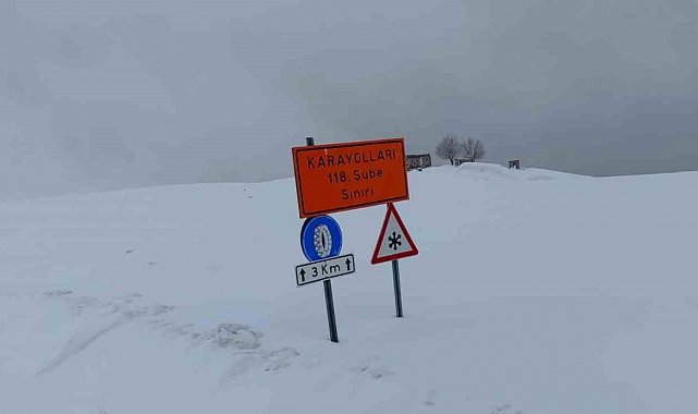 Hasköy-Mutki yolu tipi nedeniyle ulaşıma kapatıldı