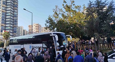 HAVAMAŞ, umreye gidenleri dualarla uğurladı