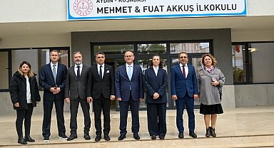 Hayırsever katkısıyla yapılan okulda son durum değerlendirildi