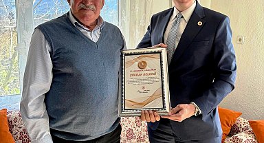 Hisarcık'ta gazilere Şükran Belgesi