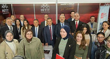 Hitit Üniversitesi standına OKAF'ta yoğun ilgi