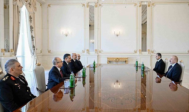 İçişleri Bakanı Çiftçi, Azerbaycan Cumhurbaşkanı Aliyev tarafından kabul edildi