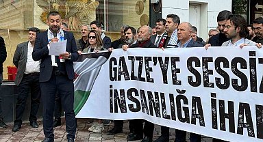 Iğdır'da cuma namazı sonrası Filistin'e destek açıklaması