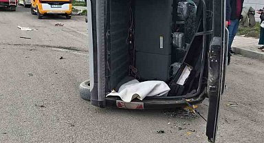 Iğdır'da kaza: Araç takla attı, 2 yaralı