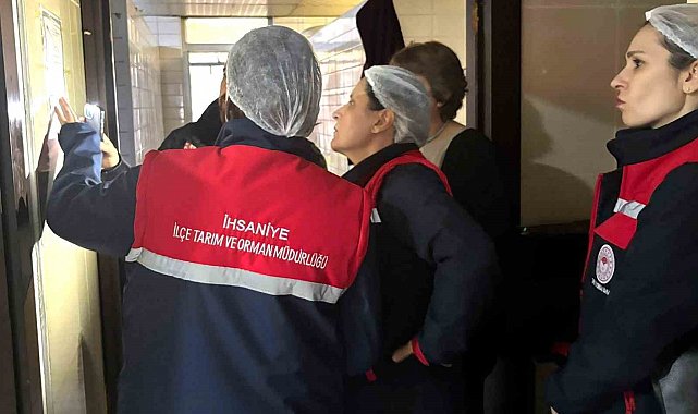 İhsaniye'de gıda işletmelerine yönelik denetim