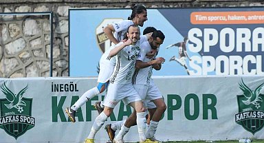 İnegöl Kafkas Spor Kulübü şampiyon oldu, 2. Lig'e yükseldi