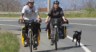 İngiltere'den çıkıp 6 kıtayı bisikletle geçmeyi hedefleyen iki maceracı Ordu'ya ulaştı