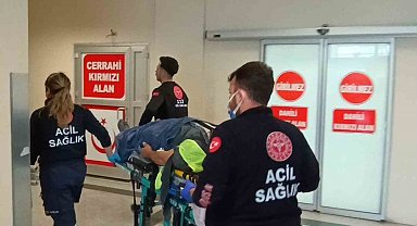 İnşaat iskelesi çöktü bir işçi yaralandı