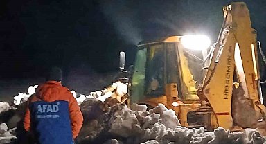 Isparta'da karla kaplı yaylada mahsur kalan 2 kişi kurtarıldı