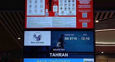 İstanbul Havalimanı'nda İran uçuşları yeniden başladı