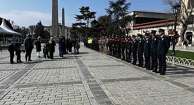 İstanbul'da Polis Haftası kortejine yoğun ilgi