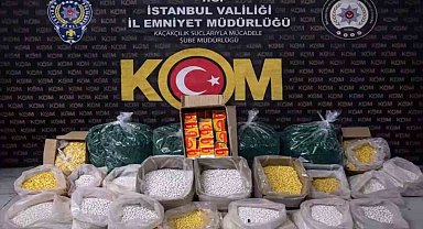 İstanbul'da sahte ve kaçak ilaç deposuna suçüstü baskın: 1,5 milyon sahte hap ele geçirildi, 2 gözaltı