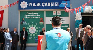 İzmir'in ilk 'İyilik Çarşısı' Bayraklı'da kapılarını açtı