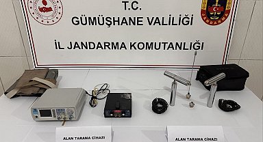 Kaçak kazıya suçüstü: 2 şüpheli yakalandı