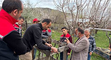 Kağızman'da meyvecilikte eğitim seferberliği sürüyor