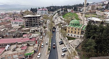 Kahramanmaraş'ta asfalt çalışmaları sürüyor